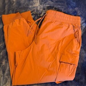 Burnt Orange lightweight cargo Women's Joggers